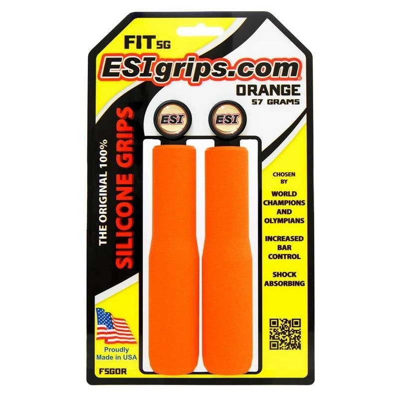 Gripy ESI FIT SG 130 mm oranžové