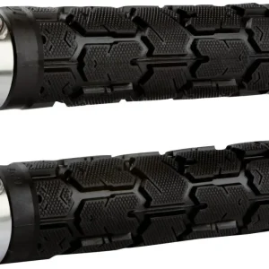 Gripy ODI ROGUE Lock-on 130 mm Black/Chrome