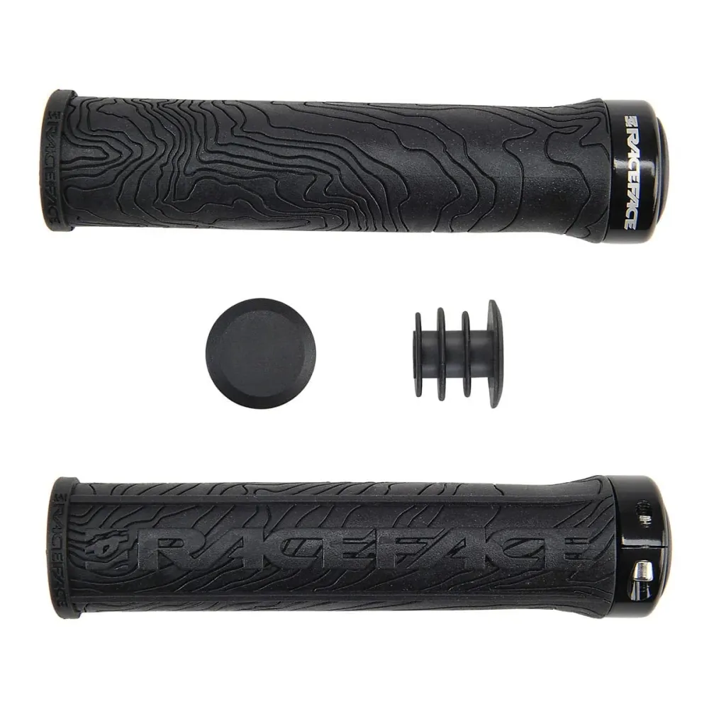 Gripy RACE FACE HALF NELSON Lock-On Grips Grey