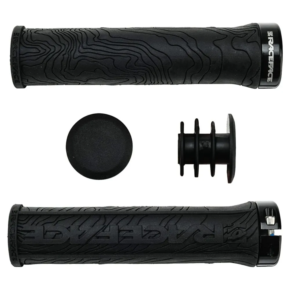 Gripy RACE FACE HALF NELSON Lock-On Grips Grey