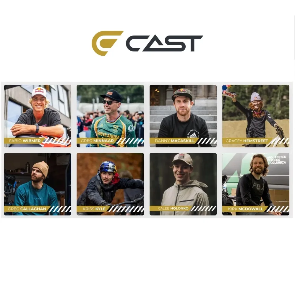 Hnědé rukojeti CAST BAMBA Lock-On