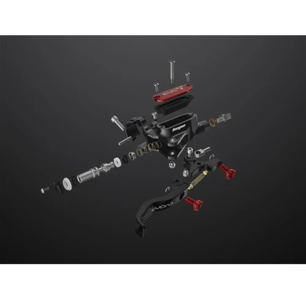 HOPE TECH 4 EVO X2 FM Přední brzda stříbrná/modrá