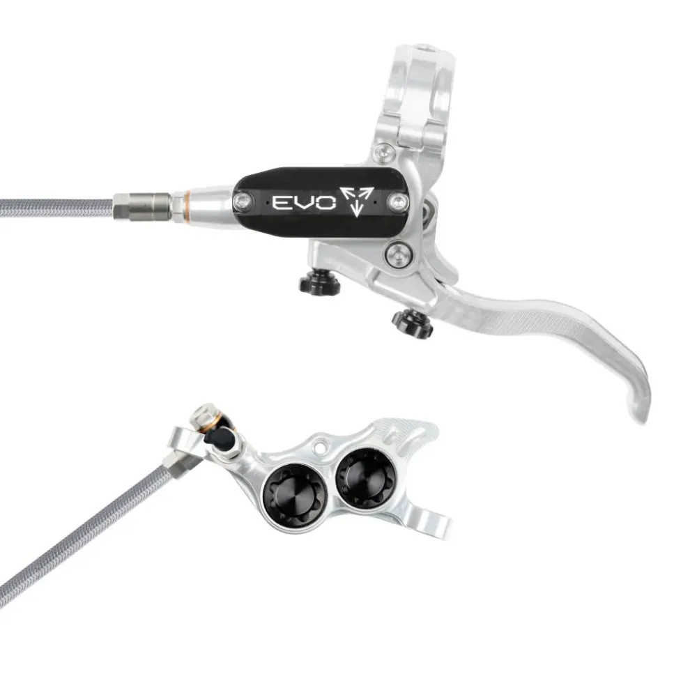 HOPE TECH 4 EVO TR4 Aviation Přední brzda stříbrná/černá