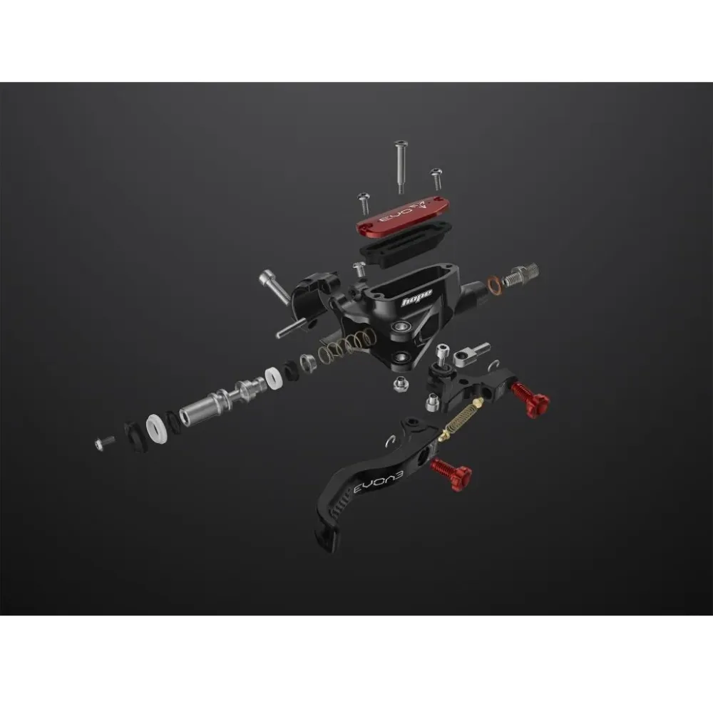 HOPE TECH 4 EVO TR4 Přední brzda stříbrná/fialová