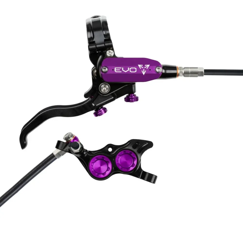HOPE TECH 4 EVO TR4 Zadní brzda černá/fialová