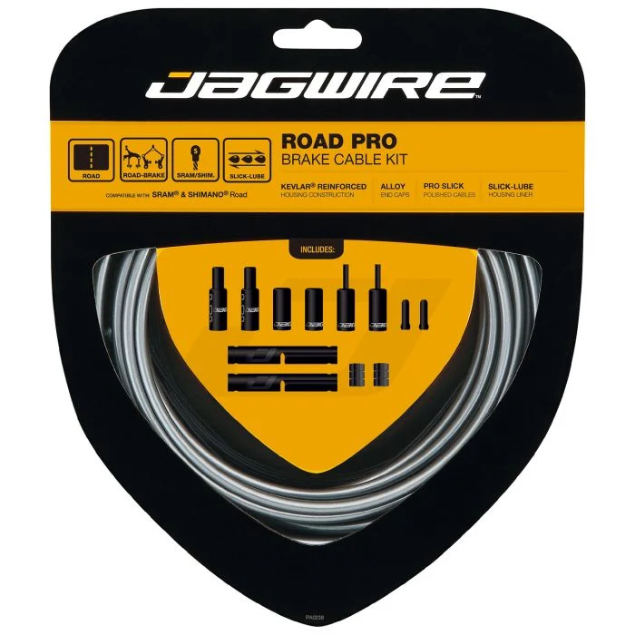 JAGWIRE ROAD PRO Sada brzdového lanka hadice šedá