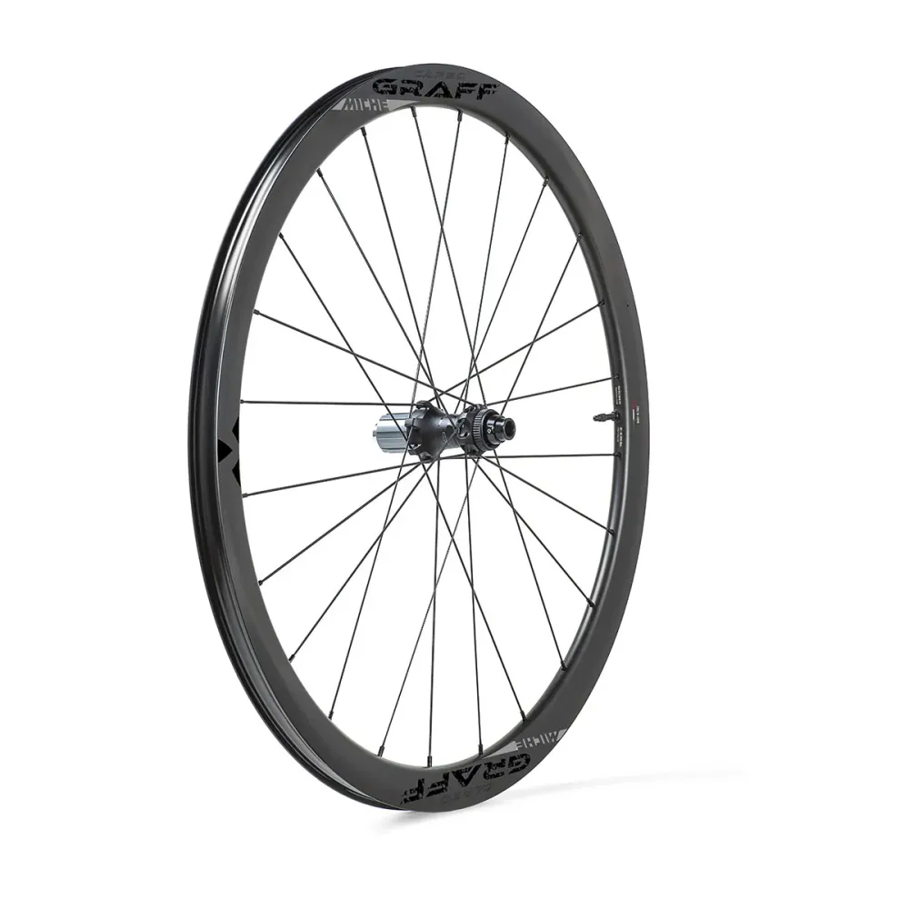 Pár kol MICHE CARBO GRAFF EVO DISC Tubeless Ready (Center Lock)
