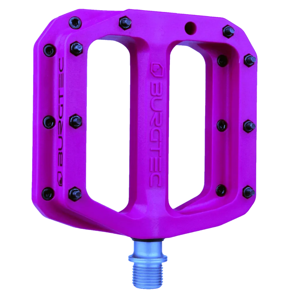 Kompozitní ploché pedály BURGTEC MK4 Purple Rain