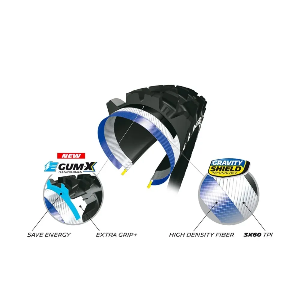 MICHELIN E-WILD FRONT Competition Line 27.5x2.60 Tubeless Ready Soft pneumatika