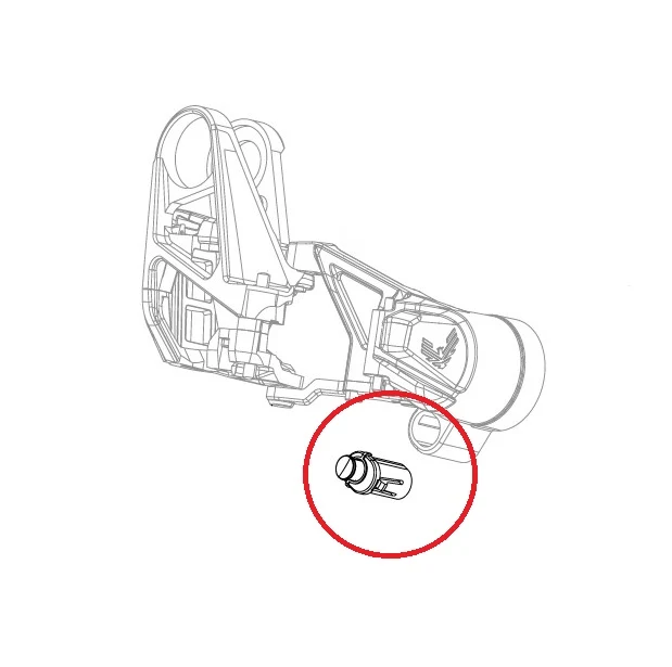 Nastavovací klíč / zámek klece SRAM X0 T-Type Eagle AXS zadní přehazovačka