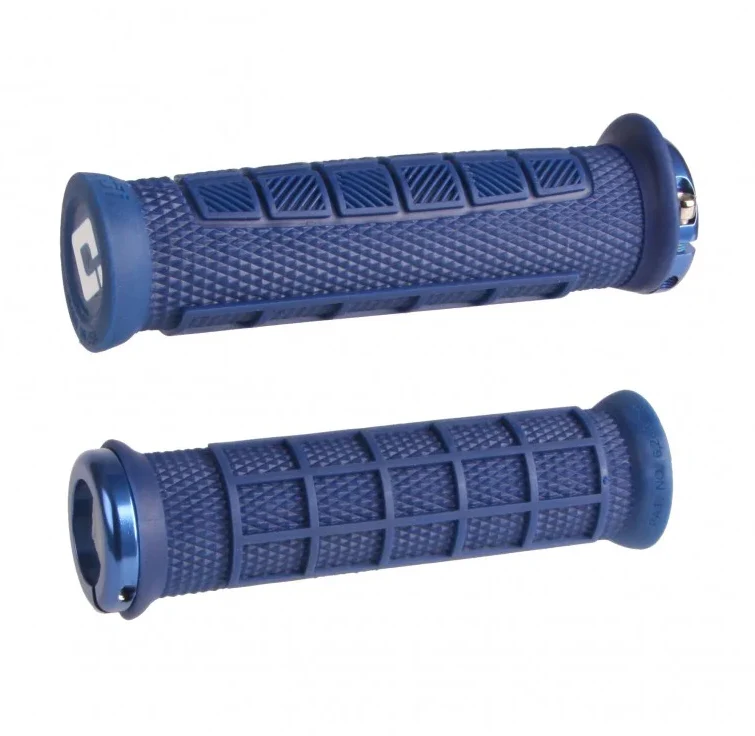 ODI ELITE PRO V2.1 Lock-on gripy 130 mm modré