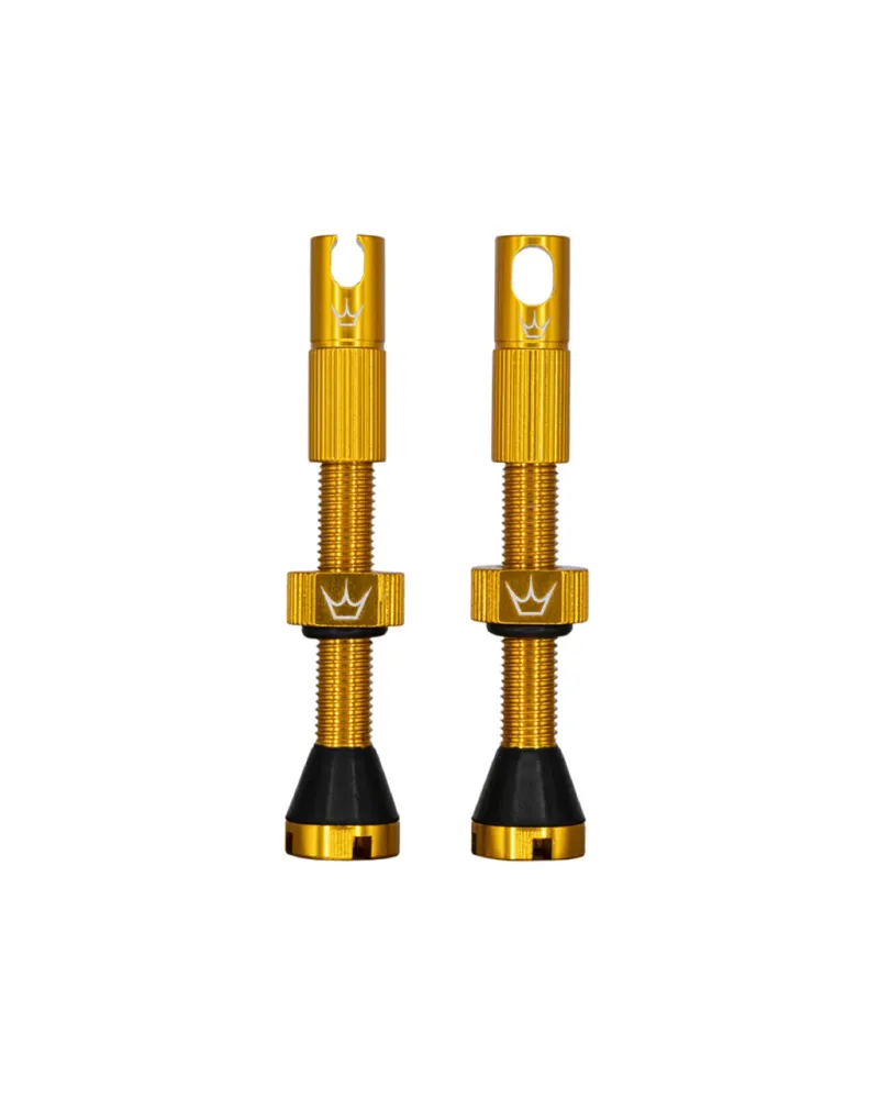 PEATY'S x Chris King MK2 Presta 60 mm bezdušové ventilky (x2) Zlaté