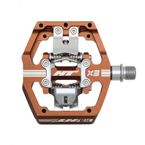 Pedály HT COMPONENTS X3 Bronze