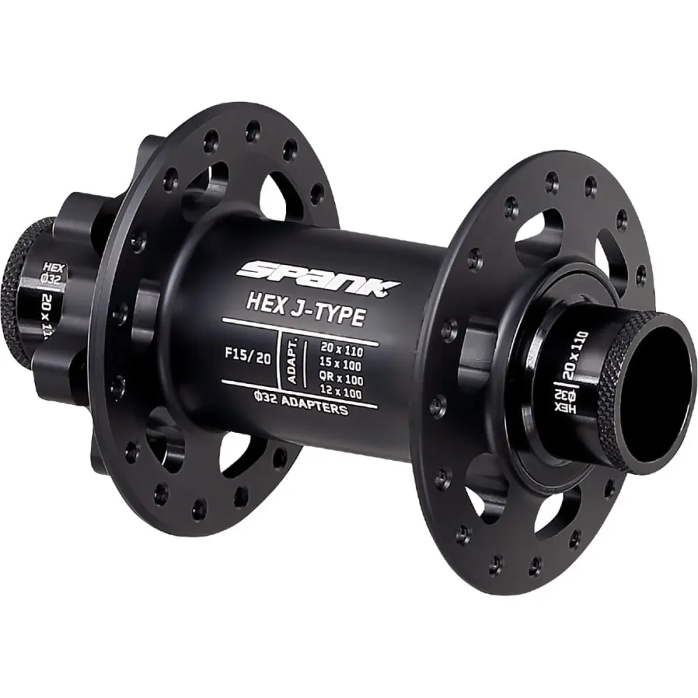 Přední náboj SPANK HEX 15/20 mm černý