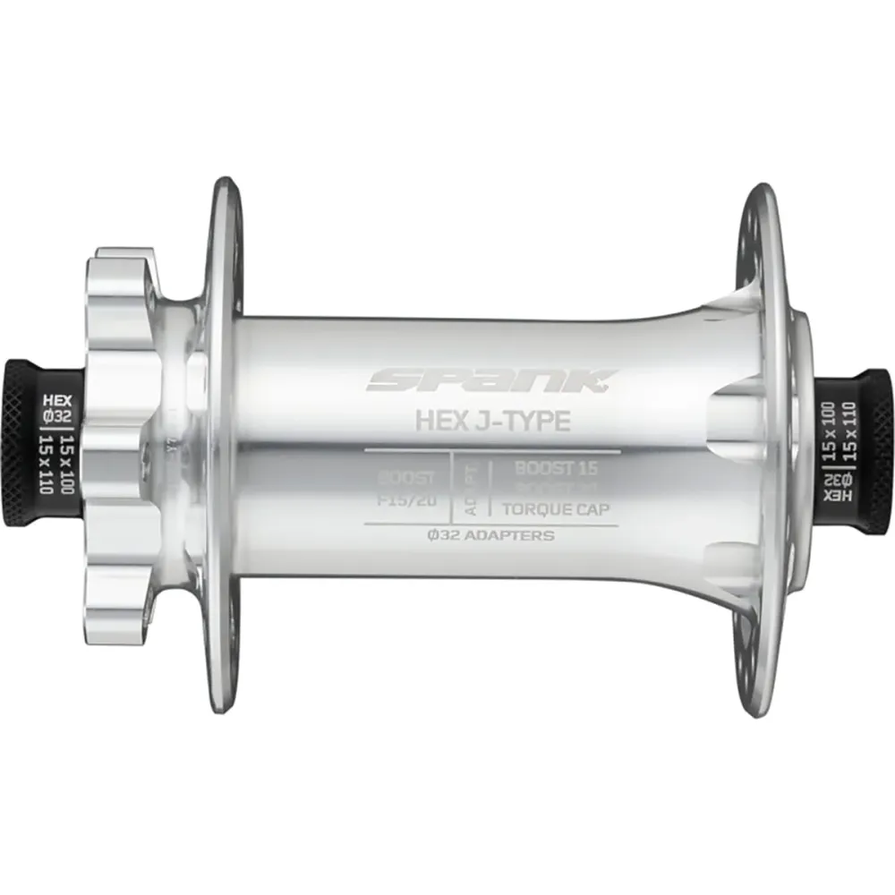 Přední náboj SPANK HEX J-Type 15/20 mm Boost Silver