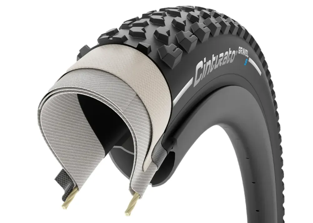 PIRELLI CINTURATO GRAVEL S 700x40c Tubeless Ready Black pneumatika
