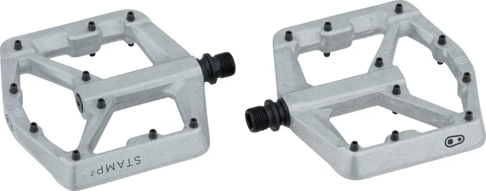 Ploché pedály CRANKBROTHERS STAMP 2 Large Silver