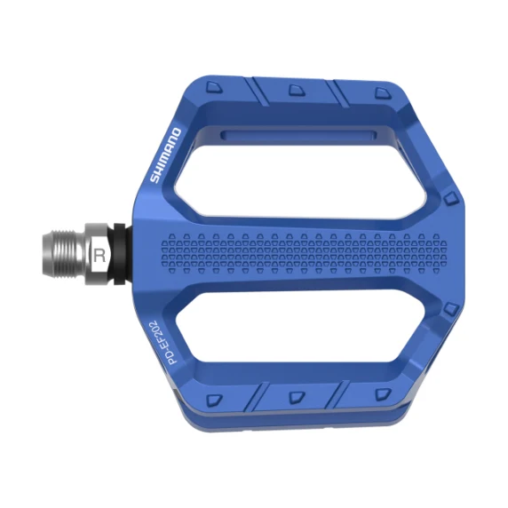 Ploché pedály SHIMANO PD-EF202 modré