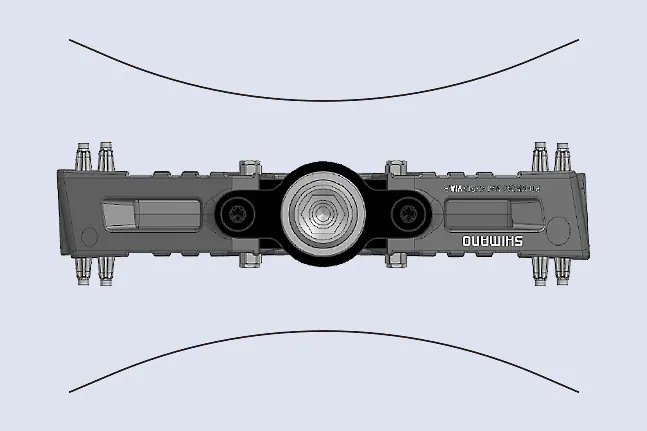 Ploché pedály SHIMANO XT PD-M8240