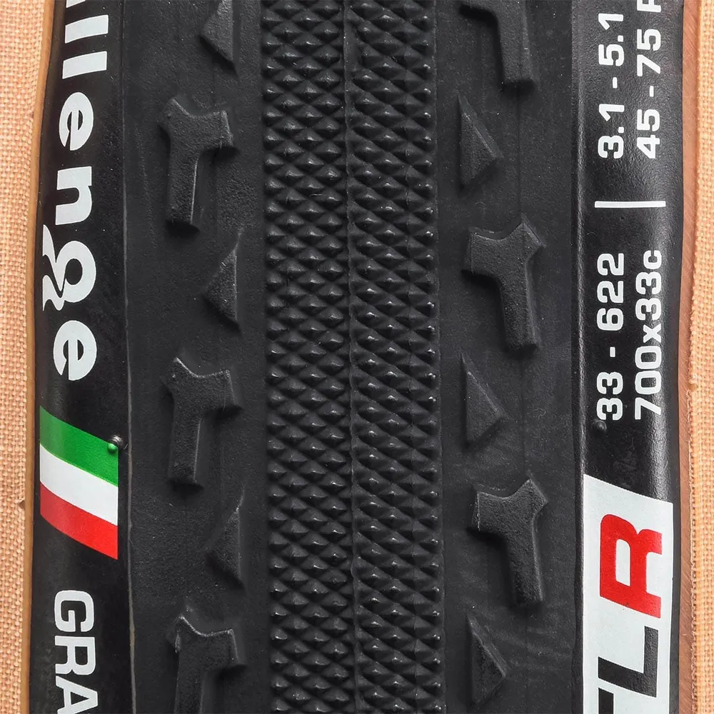 Pneumatika CHALLENGE GRAVEL GRINDER 700x33c Tubeless Ready Beige