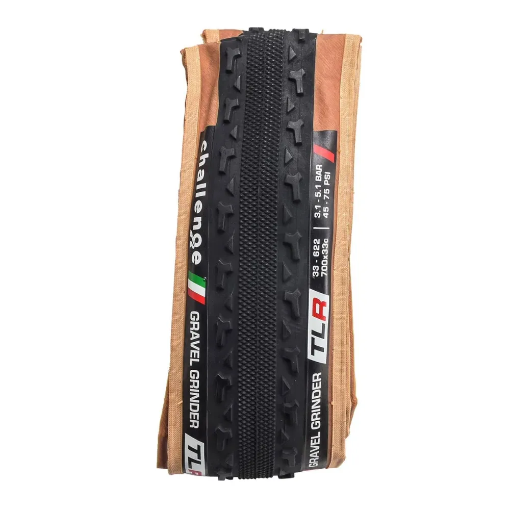 Pneumatika CHALLENGE GRAVEL GRINDER 700x33c Tubeless Ready Beige