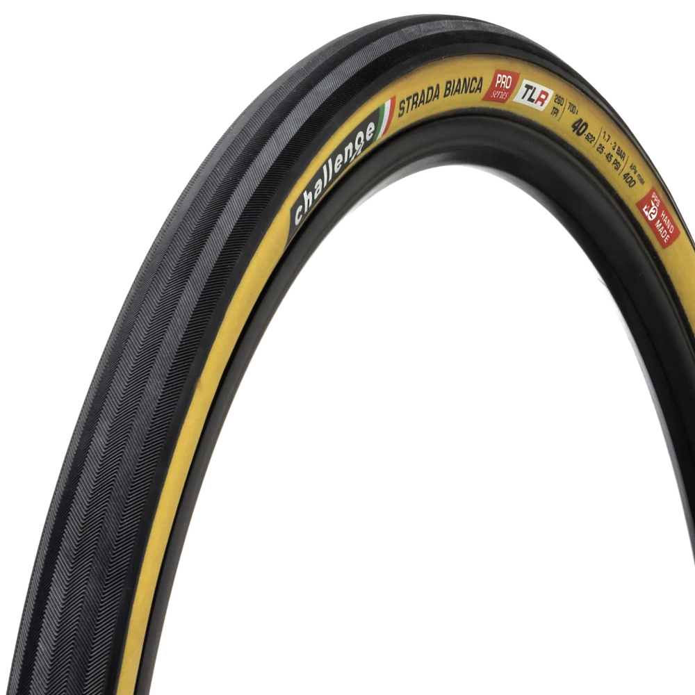 Pneumatika CHALLENGE STRADA BIANCA 700x40c Tubeless Ready Beige