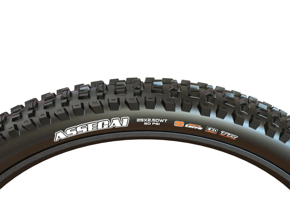Pneumatika MAXXIS ASSEGAI 29x2.50 WT DH E50 3C MaxxGrip Tubeless Ready Soft Black