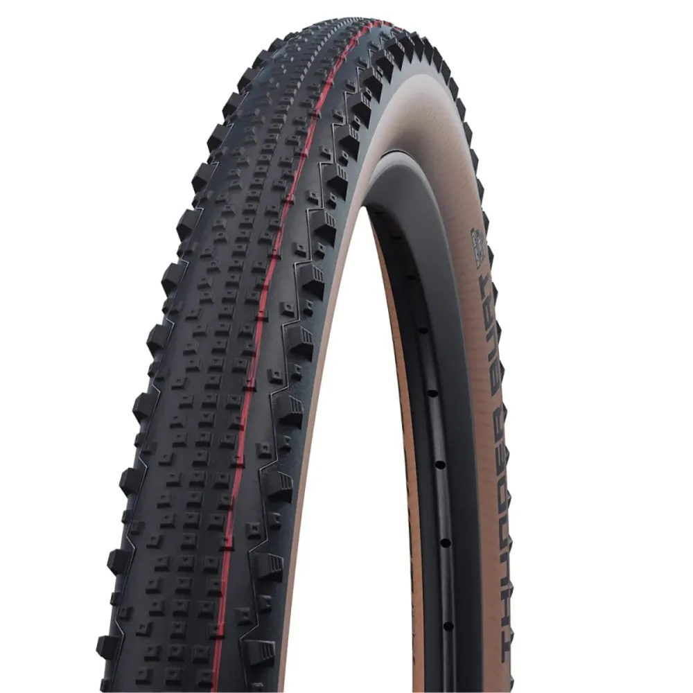 Pneumatika SCHWALBE THUNDER BURT 29x2.25 ADDIX SPEED SUPERRACE Tubeless Ready Soft Black/Brown