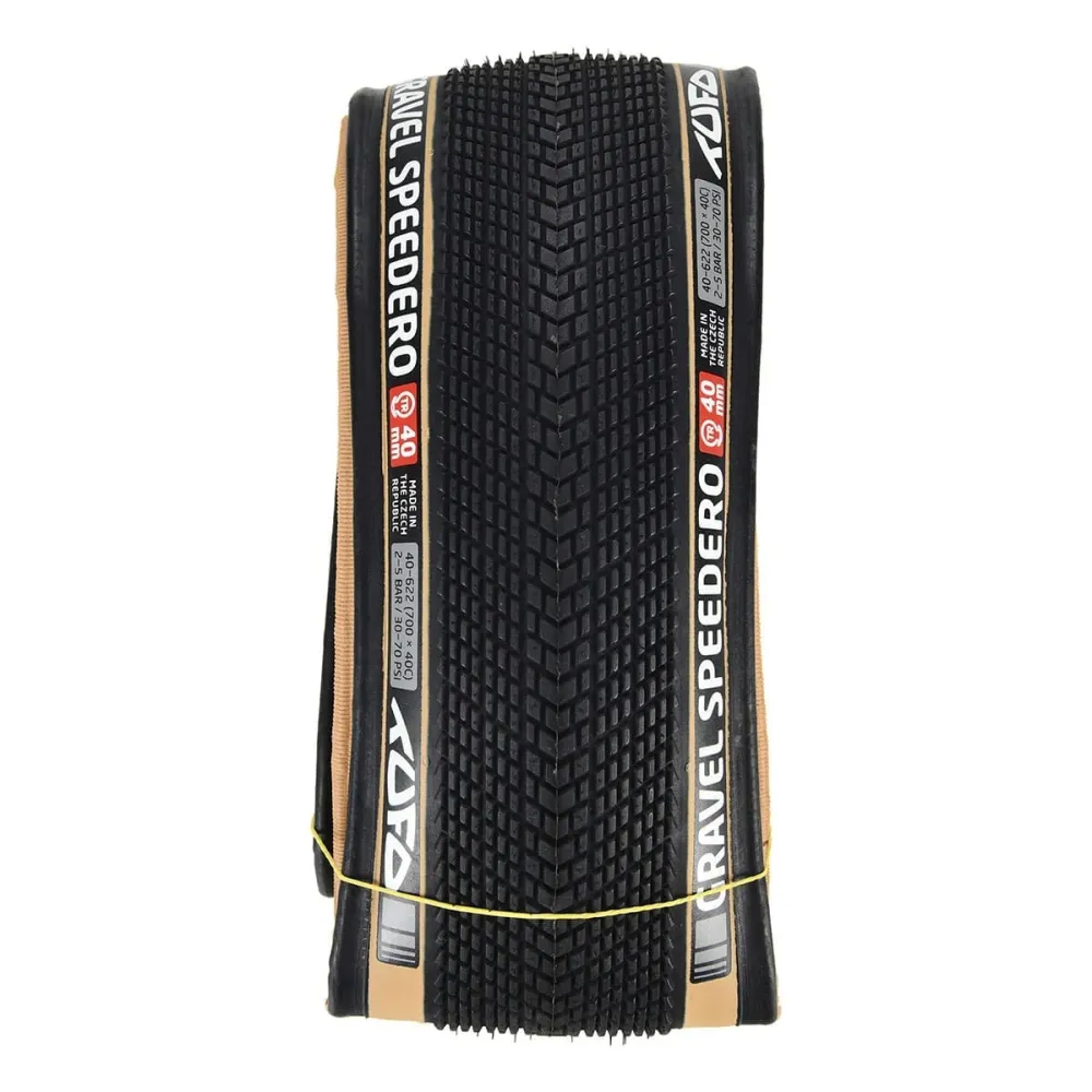 Pneumatika TUFO GRAVEL SPEEDERO 700x40c Tubeless Ready Beige