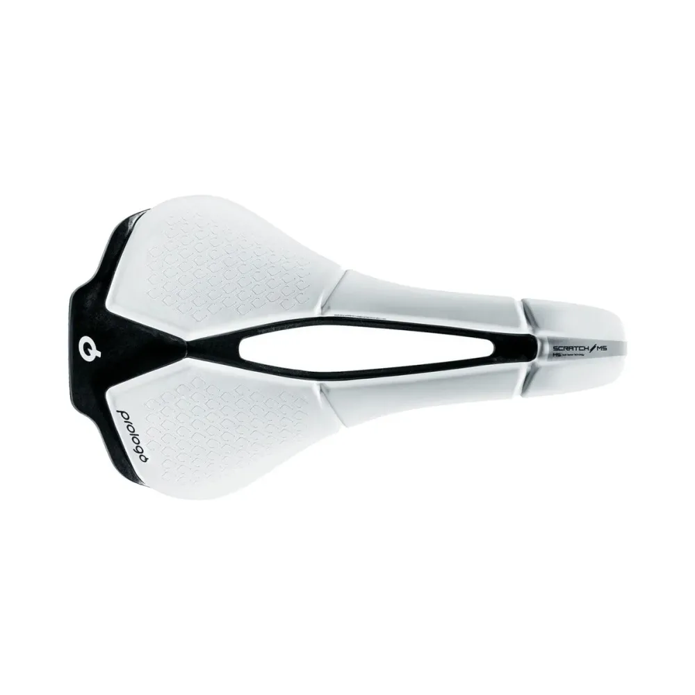 PROLOGO SCRATCH M5 PAS Carbon Sedlo 140mm široké bílé