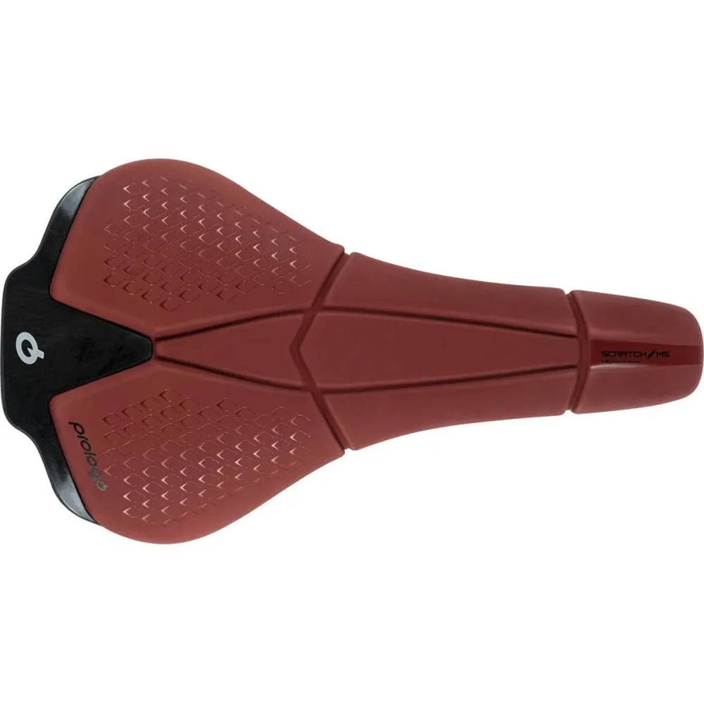PROLOGO SCRATCH M5 Sedlo Tirox Rails 140mm šířka červená