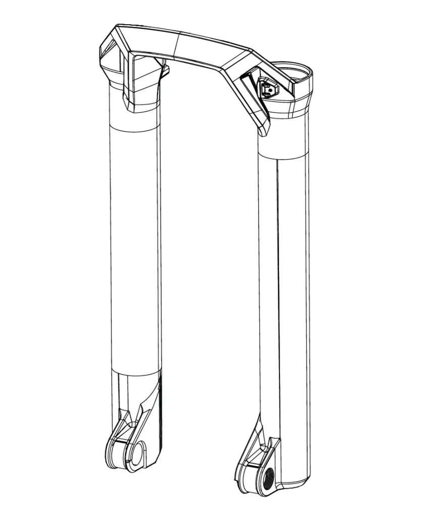 ROCKSHOX BOXXER D1 (2024+) 29" černé vidlice