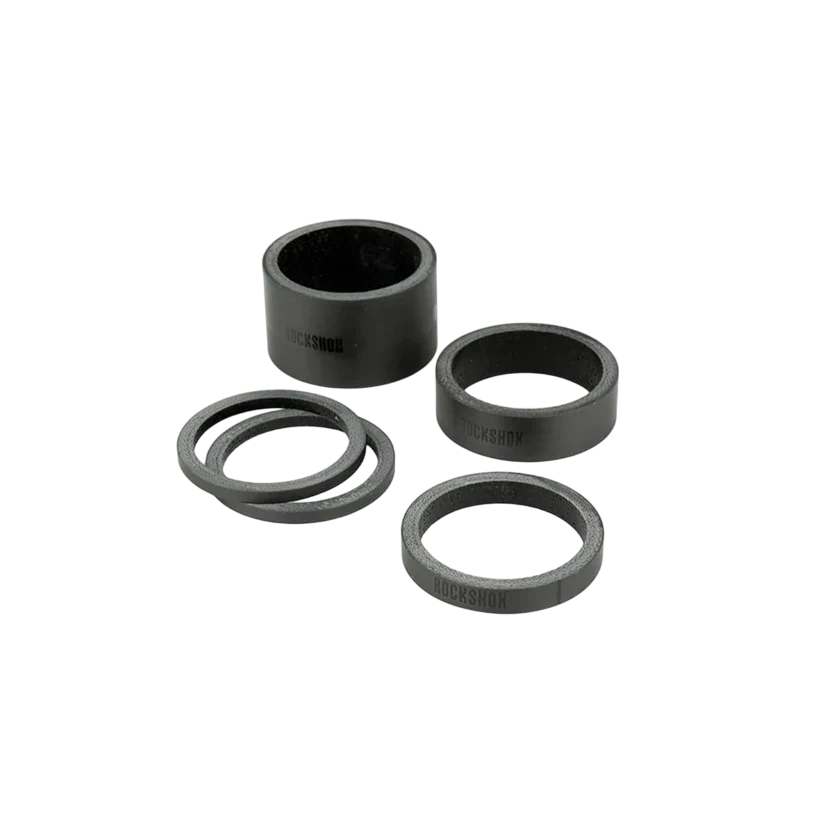 ROCKSHOX UD Carbon Headset Spacer Kit 1"1/8 Black