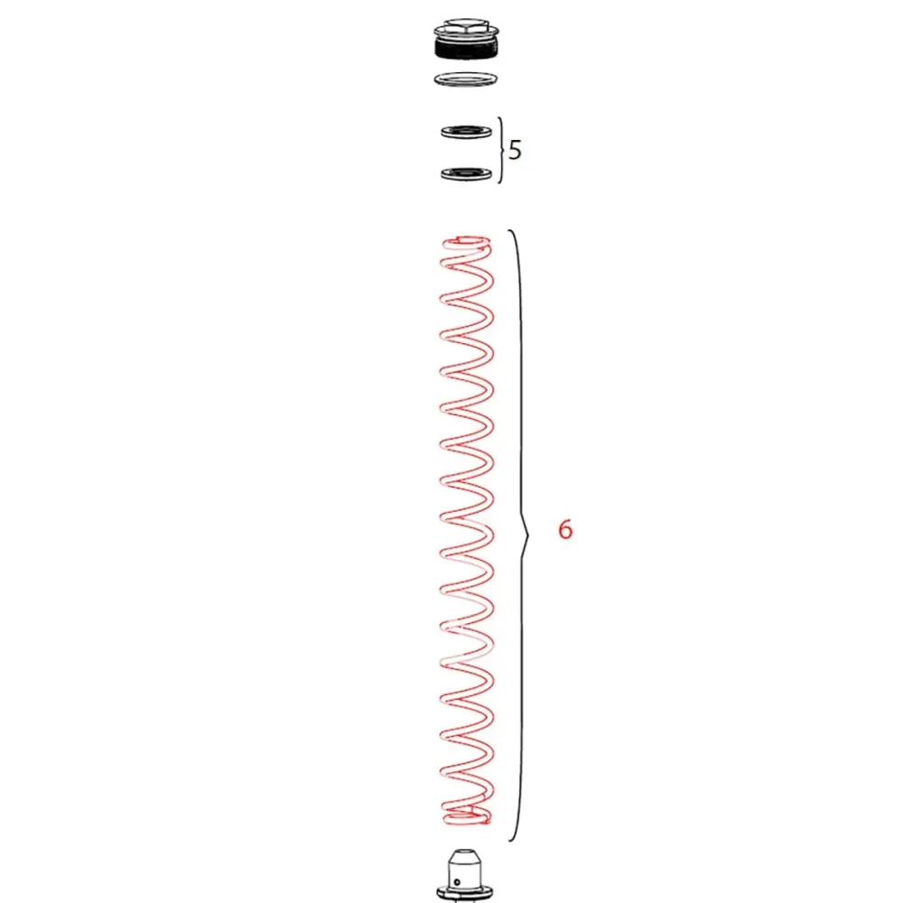 ROCKSHOX DOMAIN Single Tee Medium Vidlicová pružina