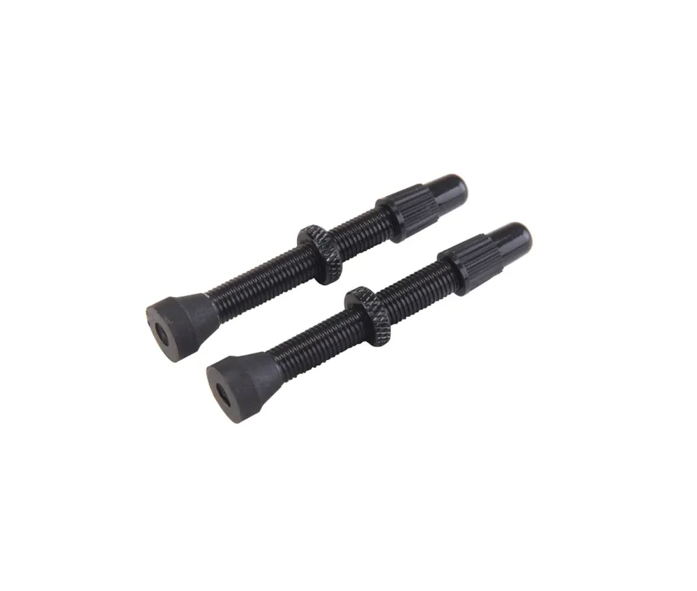 Sada 2 ventilků VAR Presta Aluminium 44 mm Black