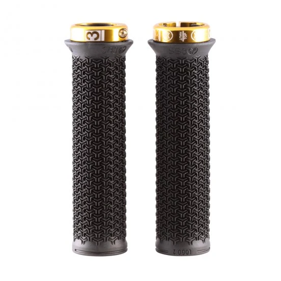 SB3 LOGO 2 Lock-On Grips 136 mm černá/zlatá