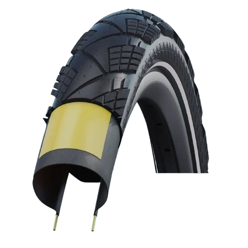 SCHWALBE MARATHON EFFICIENCY 650x55 ADDIX V-Guard Reflex TubeType Soft Black pneumatika