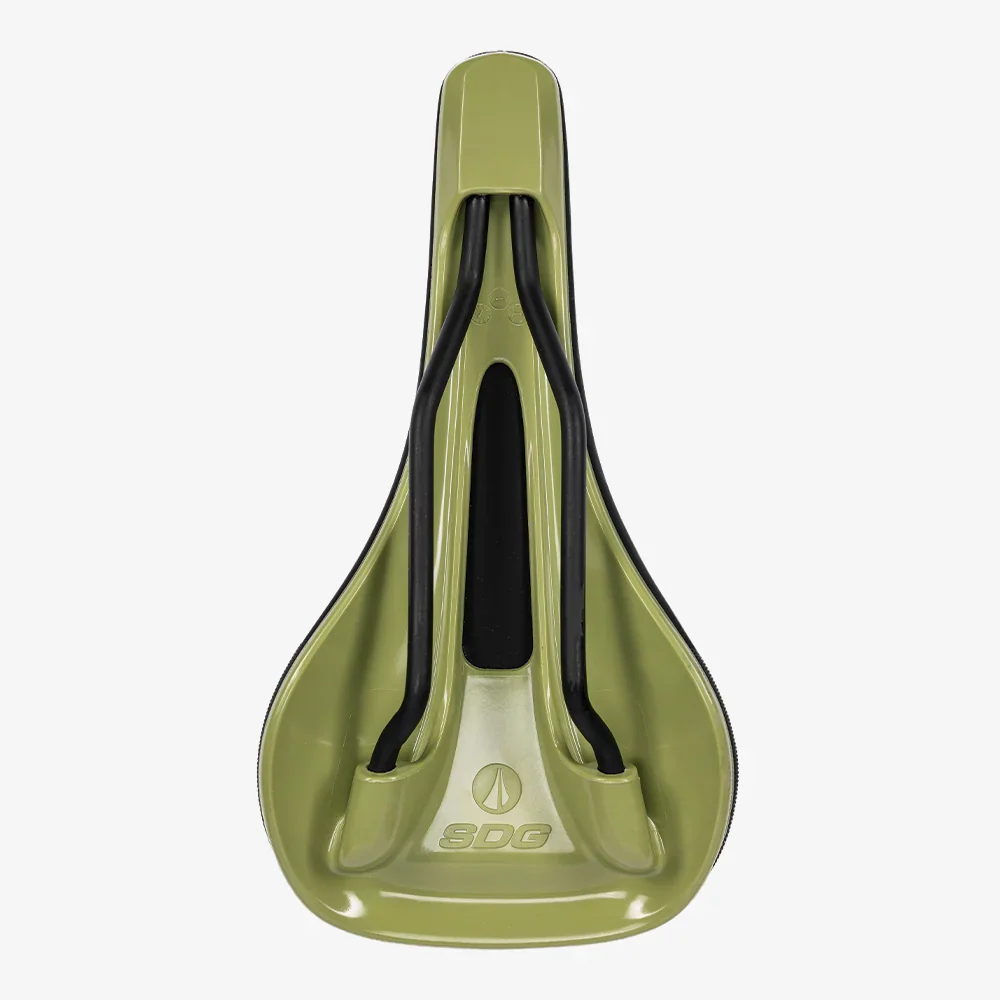 SDG Bell V3 Rails Lux Alloy Sedlo černá/zelená