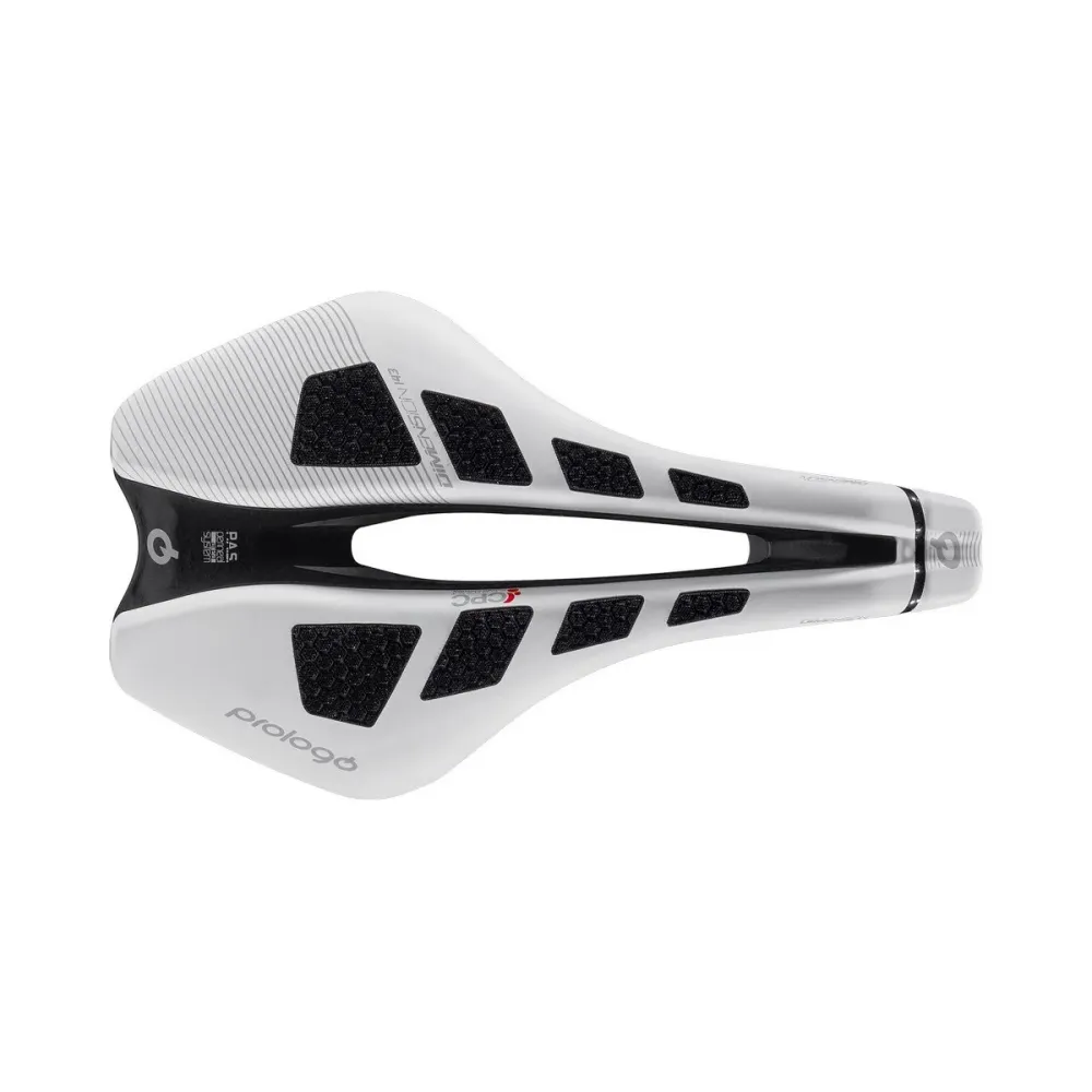 Sedlo PROLOGO DIMENSION CPC Tirox šířka kolejnic 143mm Bílá