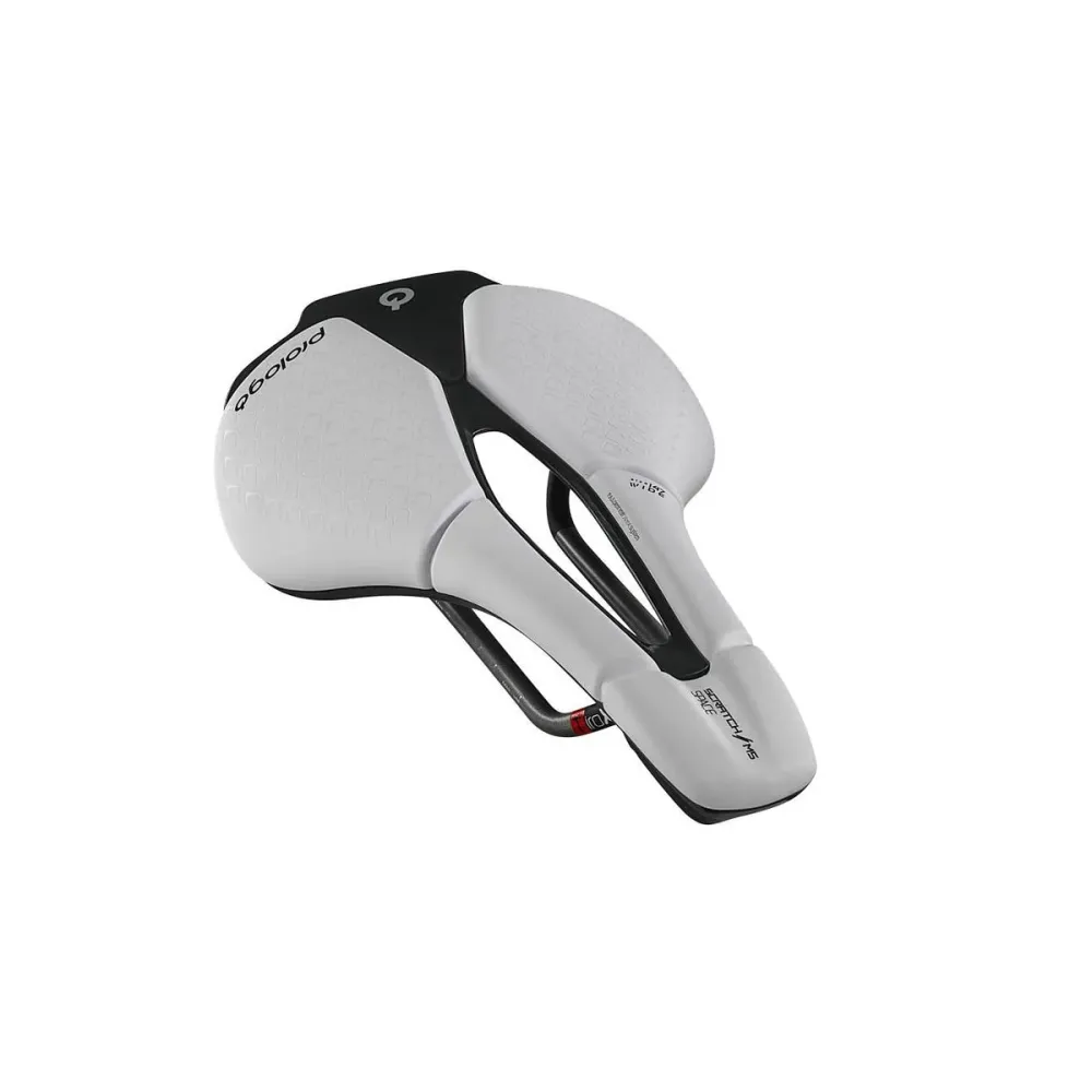 Sedlo PROLOGO SCRATCH M5 PAS SPACE Kolejnice Tirox šířka 147mm Bílá