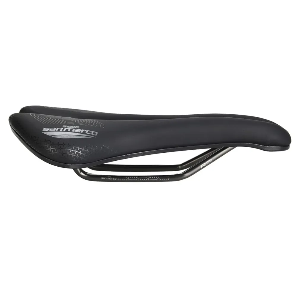Sedlo SAN MARCO APSIDE SHORT SUPERCOMFORT OPEN-FIT RACING 149mm kolejnice Manganese