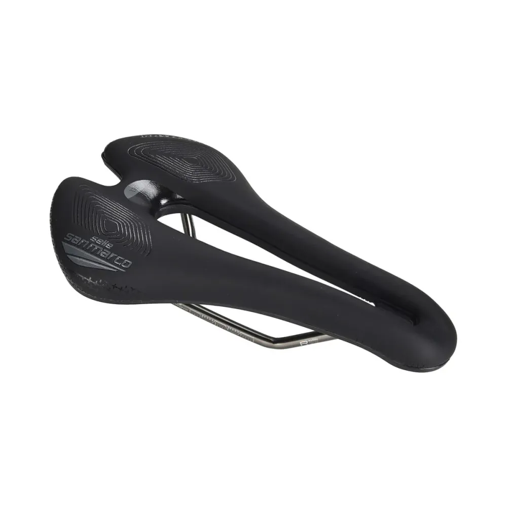 Sedlo SAN MARCO APSIDE SHORT SUPERCOMFORT OPEN-FIT RACING 139mm Rails Manganese