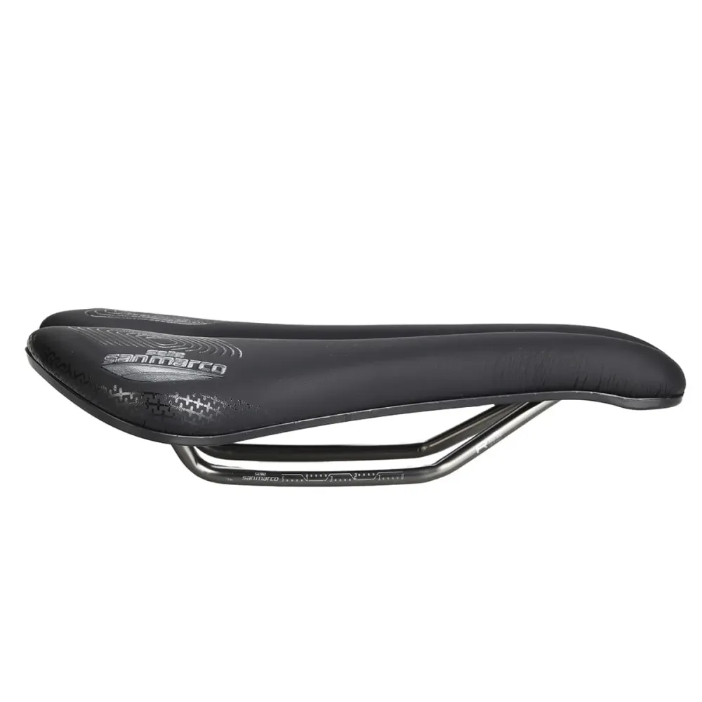 Sedlo SAN MARCO APSIDE SHORT SUPERCOMFORT OPEN-FIT RACING 139mm Rails Manganese
