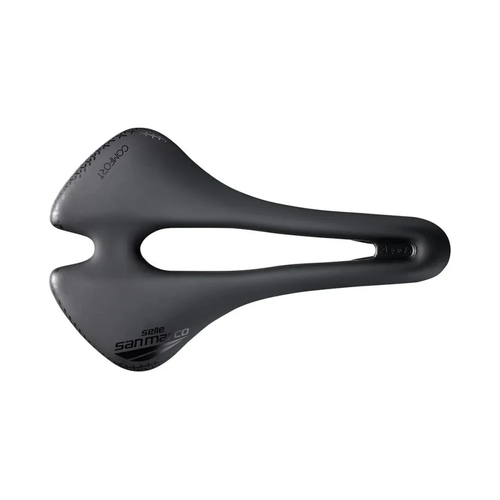 Sedlo SAN MARCO ASPIDE SHORT COMFORT OPEN-FIT DYNAMIC L3 Šířka 155 mm Kolejnice Manganese