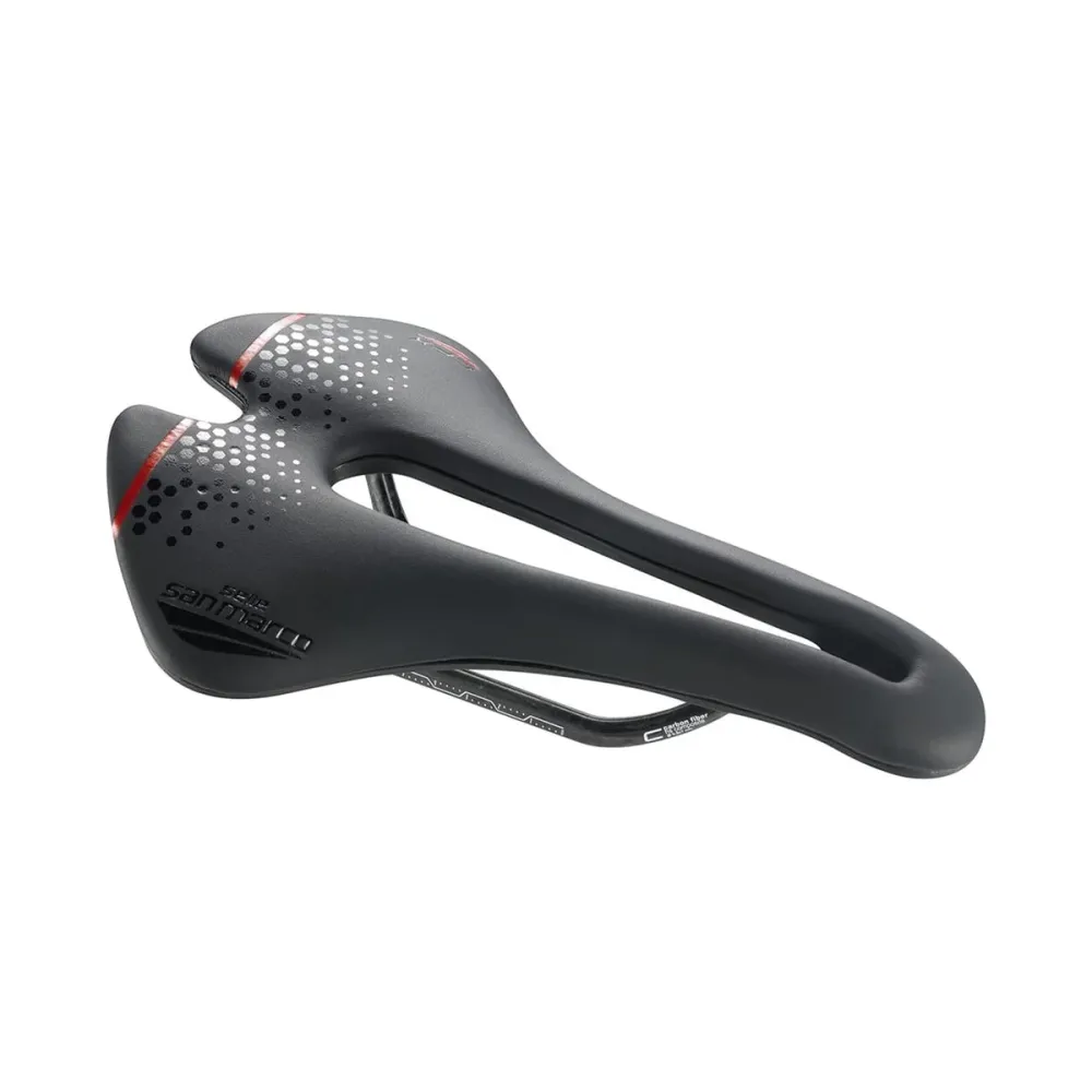 Sedlo SAN MARCO ASPIDE SHORT OPEN-FIT CARBON FX WIDE Karbonové lišty