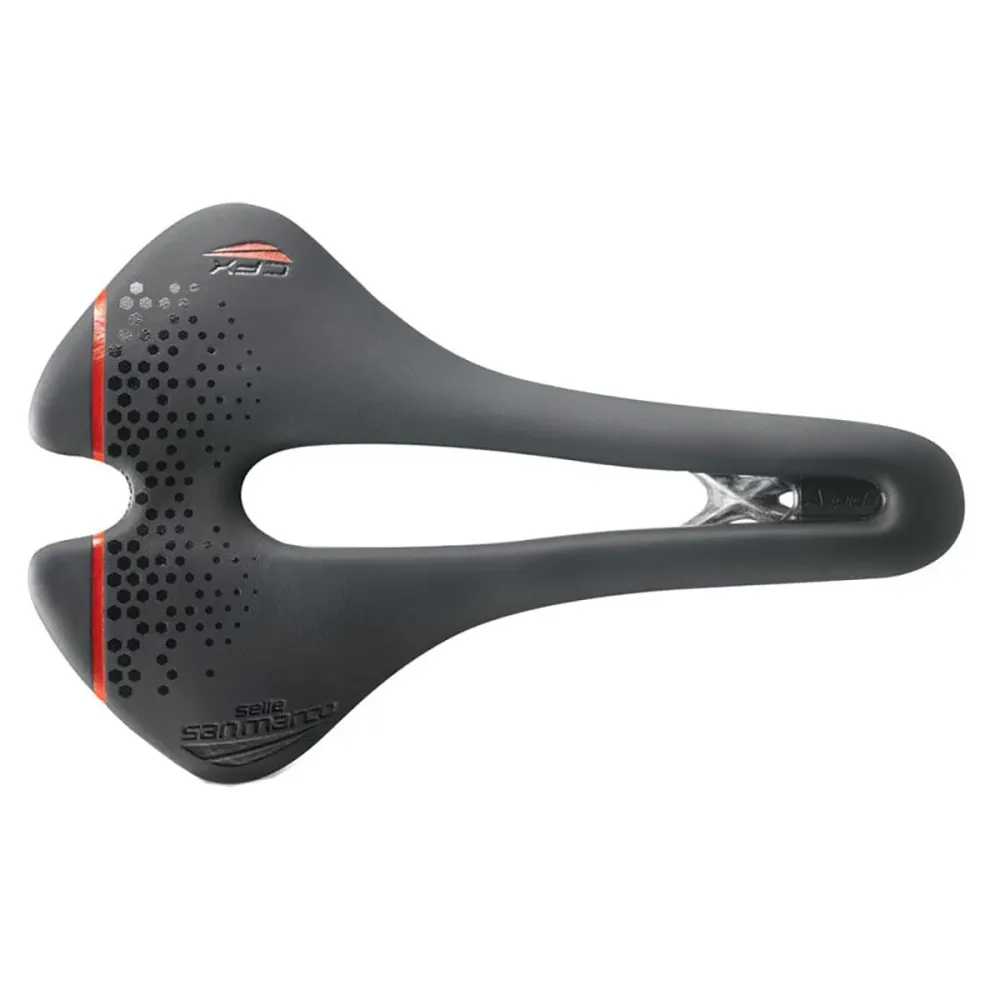 Sedlo SAN MARCO ASPIDE SHORT OPEN-FIT CARBON FX WIDE Karbonové lišty