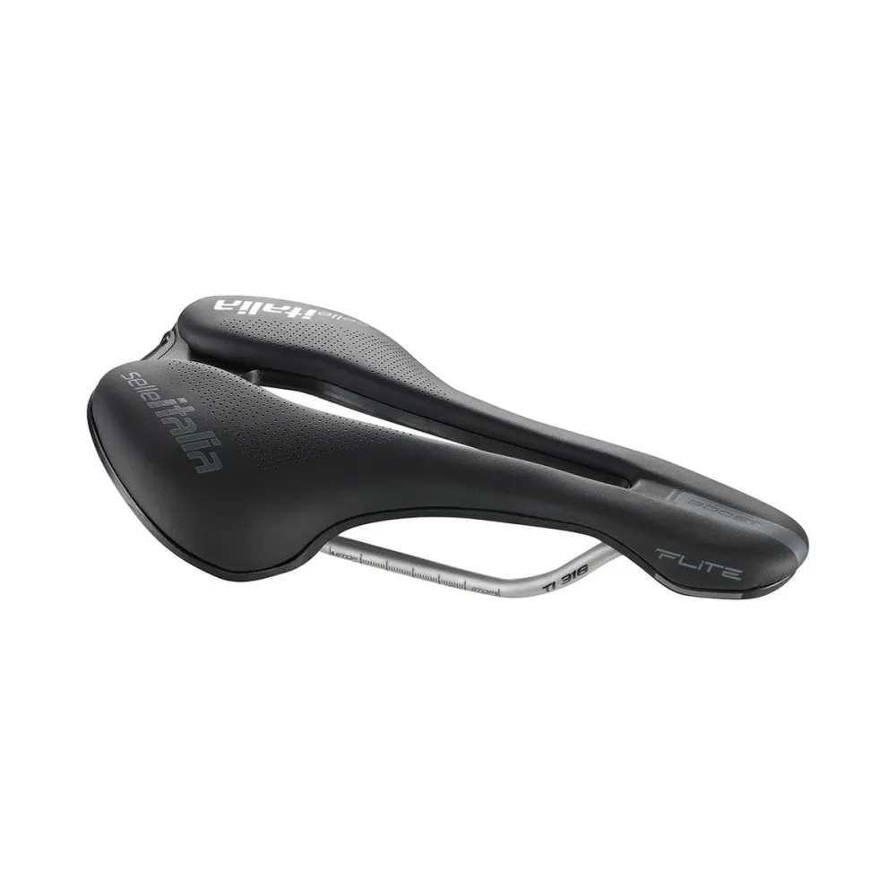 Sedlo SELLE ITALIA FLITE BOOST SUPERFLOW S Rails Ti316 Black
