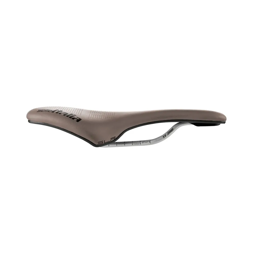 Sedlo SELLE ITALIA SLR BOOST GRAVEL SUPERFLOW S Rails TI316 Brown