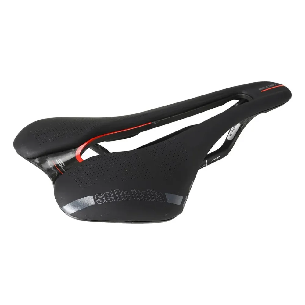 Sedlo SELLE ITALIA SLR BOOST SUPERFLOW L KIT CARBONIO CarboKeramic Rails Black