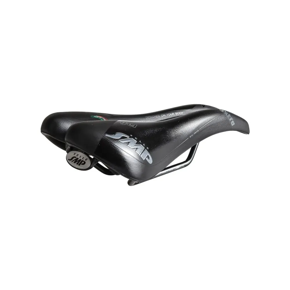 Sedlo SMP EXTRA GEL šířka 140 mm ocelové kolejnice černé